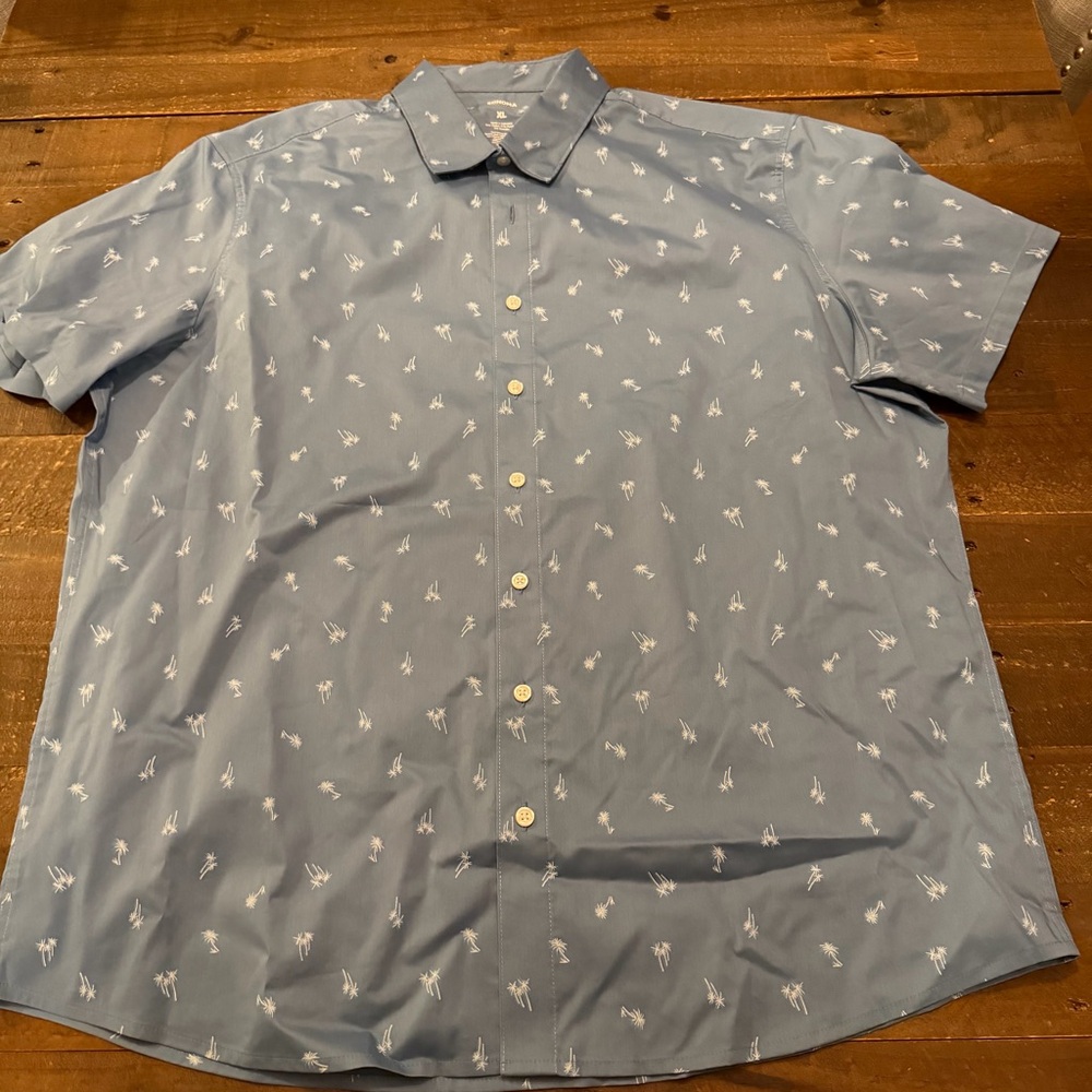 Sonoma Light Blue Casual Button Down Shirt